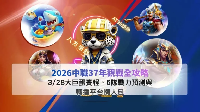 2026中職賽程示意圖，整理3/28大巨蛋開幕戰與六隊戰力分析重點