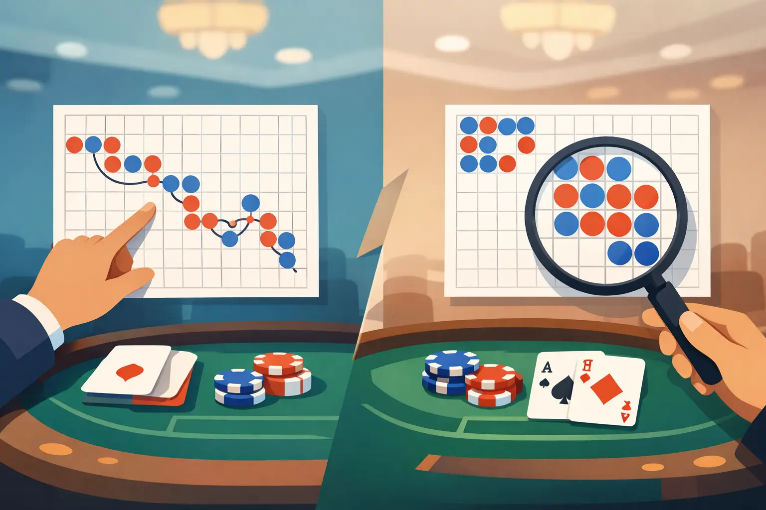 百家樂小路 vs 大眼路怎麼看才不誤判