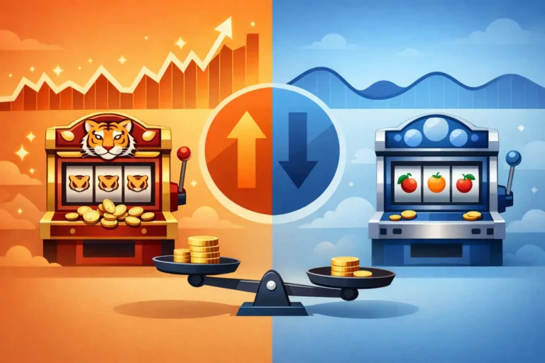 老虎機高波動 vs 低波動選擇怎麼看