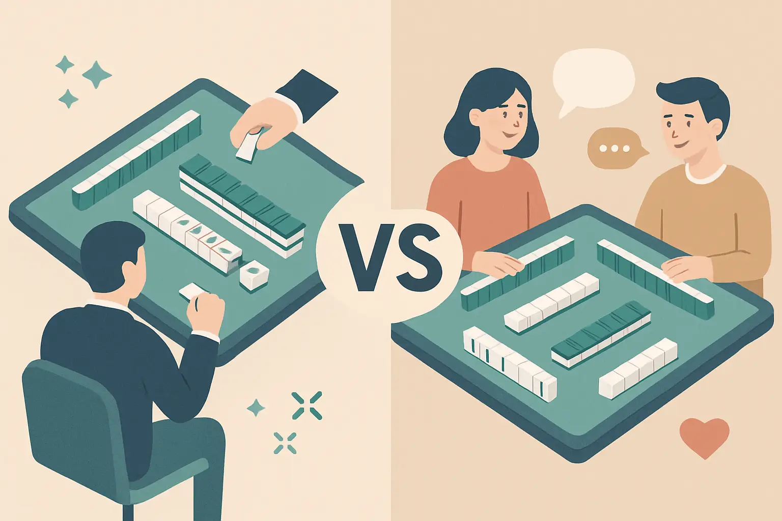 麻將現金桌 vs 友誼桌差在哪？選桌前先看這5點